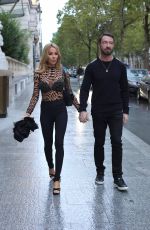 LISA HOCHSTEIN and Jody Glidden Leaves Their Hotel in Paris 07/31/2023