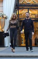 LISA HOCHSTEIN and Jody Glidden Leaves Their Hotel in Paris 07/31/2023