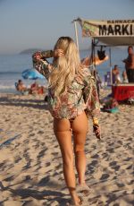 LISA OPIE in Bikini at a Beach in Rio 08/24/2023