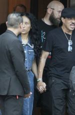LISA PARIGI and Lionel Richie Leaves Theri Hotel in Toronto 08/09/2023