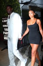 LORI HARVEY and Damson Idris on a Date Night at Giorgio Baldi in Santa Monica 08/15/2023