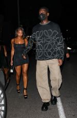 LORI HARVEY Night Out at Matsuhisa in Los Angeles 08/21/2023