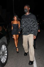 LORI HARVEY Night Out at Matsuhisa in Los Angeles 08/21/2023