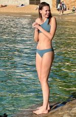 LUCIA HAWLEY in Bikini at Camp Cove in Sydney 08/27/2023