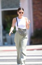 LUCY HALE Out and About in Los Angeles 08/08/2023