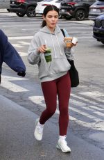 LUCY HALE Out for a Souble Smoothie at Erewhon in Studio City 08/21/2023