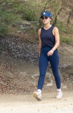 LUCY HALE Out Hiking in Studio City 08/09/2023