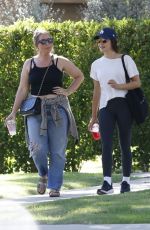 LUCY HALE Out with a Ffriend for Iced Coffee in Los Angeles 08/14/2023