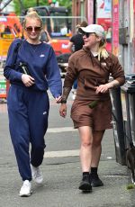 LUCY SPRAGGAN and EVANGELINE Out in Manchester 08/09/2023