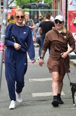 LUCY SPRAGGAN and EVANGELINE Out in Manchester 08/09/2023