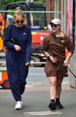 LUCY SPRAGGAN and EVANGELINE Out in Manchester 08/09/2023