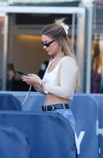MADELYN CLINE Arrives at Taylor Swift