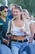 MADELYN CLINE Arrives at Taylor Swift