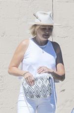 MALIN AKERMAN and Jack Donnelly Share a Kiss After Breakfast at All Time in Los Feliz 08/28/2023