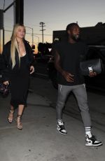 MANDANA BOLOURCHI and Patrick Beverley on a Dinner Date at Giorgio Baldi in Santa Monica 08/25/2023