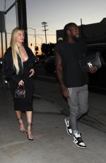 MANDANA BOLOURCHI and Patrick Beverley on a Dinner Date at Giorgio Baldi in Santa Monica 08/25/2023