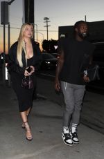 MANDANA BOLOURCHI and Patrick Beverley on a Dinner Date at Giorgio Baldi in Santa Monica 08/25/2023
