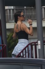 MARALEE NICHOLS Out with Her Baby in Santa Monica 08/28/2023