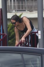 MARALEE NICHOLS Out with Her Baby in Santa Monica 08/28/2023