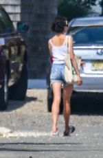 MARGARET QUALLEY Arrives at a BBQ in Beach Haven 08/21/2023