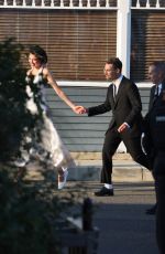 MARGARET QUALLEY at Her Wedding in New Yersey 08/19/2023