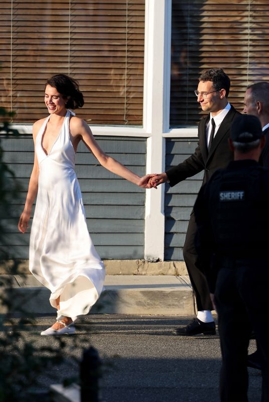 MARGARET QUALLEY at Her Wedding in New Yersey 08/19/2023