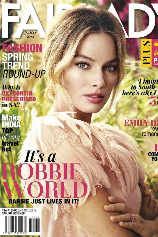MARGOT ROBBIE in Fairlady, September/october 2023