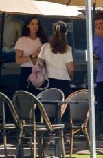 MARIA SHRIVER and CHRISTINA SCHWARZENEGGER on a Family Breakfast in Santa Monica 08/30/2023