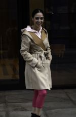 MARIA TSIATSIANI Leaves BBC Morning Live Studios in Manchester 07/31/2023