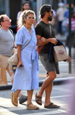 MARISA TOMEI and Marco Calvani Out in New York 08/01/2023