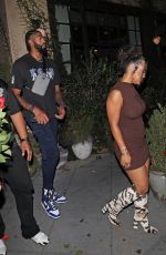 MARLEN P Leaves Lavo Restaurant with a Friends in West Hollywood 08/26/2023