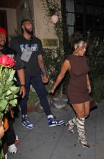 MARLEN P Leaves Lavo Restaurant with a Friends in West Hollywood 08/26/2023