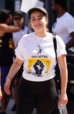 MARY MOUSER at Sag-aftra and Wga Strike in Los Angeles 08/04/2023