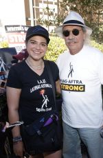 MAYAN LOPEZ at SAG-AFTRA and WGA Strike at Warner Brothers Studios in Burbank 08/18/2023