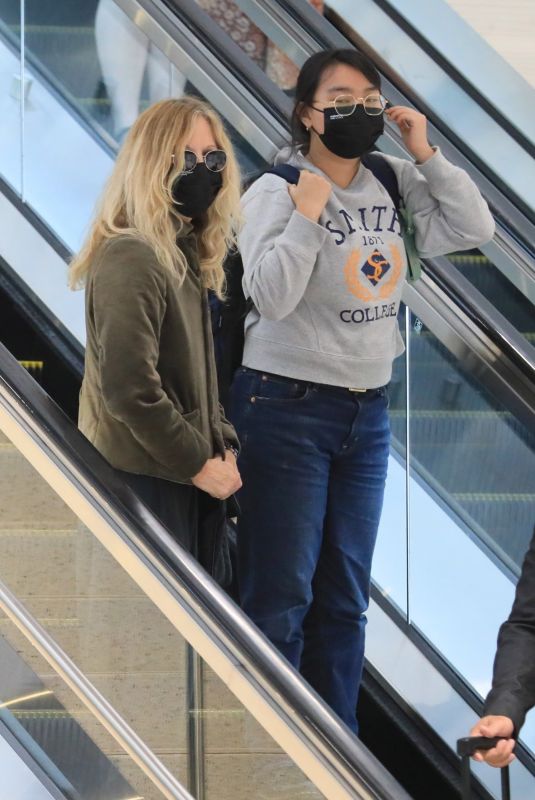 MEG and DAISY RYAN Arrives at LAX Airport 08/07/2023