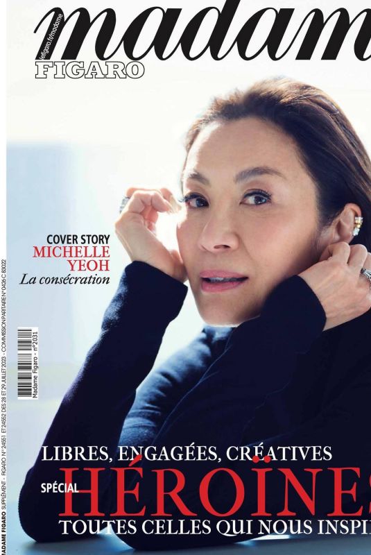 MICHELLE YEOH for Madame Figaro, July 2023