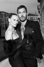 MILENA SMIT at Saint Laurent Dinner in Honor of Beatrice Dalle in Venice 08/29/2023