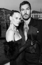 MILENA SMIT at Saint Laurent Dinner in Honor of Beatrice Dalle in Venice 08/29/2023