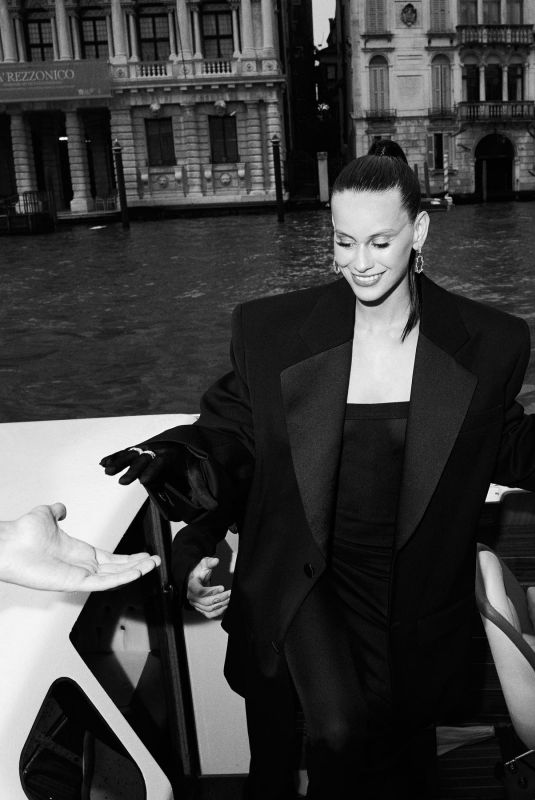 MILENA SMIT at Saint Laurent Dinner in Honor of Beatrice Dalle in Venice 08/29/2023