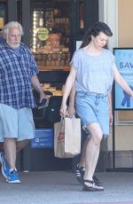 MILLA JOVOVICH Shopping at Ralph
