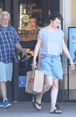 MILLA JOVOVICH Shopping at Ralph