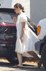 MINKA KELLY in a White Dress Out in Los Angeles 08/15/2023