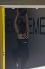 MINKA KELLY Workout at a Gym in Los Angeles 0815/2023