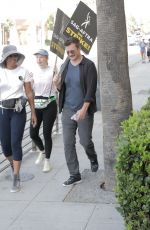 MOLLY C QUINN at Sag-aftra and Wga Strike in Burbank 08/24/2023