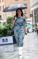 MYLEENE KLASS Arrives at Global Radio in London 08/18/2023