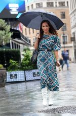 MYLEENE KLASS Arrives at Global Radio in London 08/18/2023