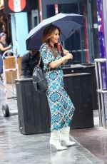 MYLEENE KLASS Arrives at Global Radio in London 08/18/2023