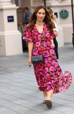 MYLEENE KLASS Leaves Smooth Radio Studios in London 08/19/2023
