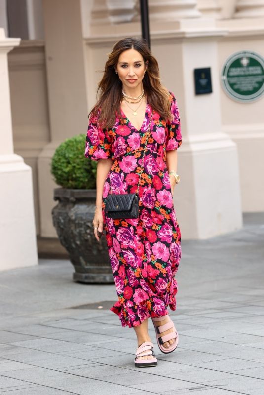 MYLEENE KLASS Leaves Smooth Radio Studios in London 08/19/2023
