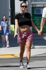 NATALIE JOY Out on Melrose Street in West Hollywood 08/18/2023